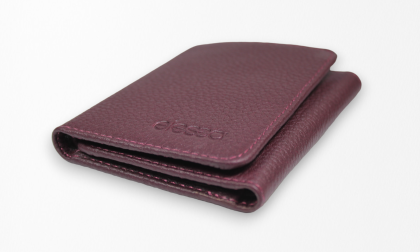 3015 Hakiki Deri Mıknatıslı Cüzdan Bordo