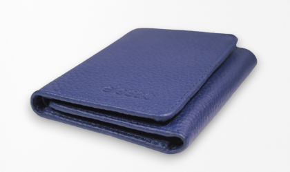 3015 Hakiki Deri Mıknatıslı Cüzdan Mavi