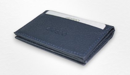 720 Hakiki Deri Kartlık Lacivert